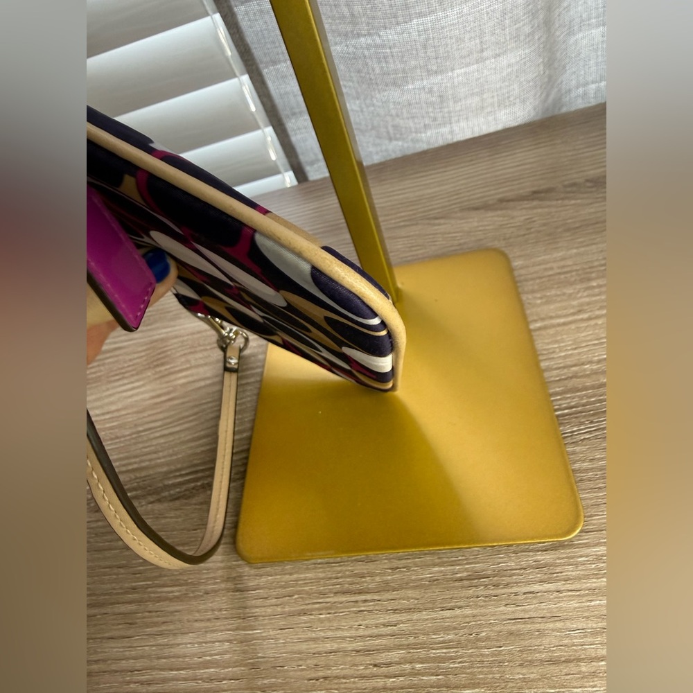 Coach Multicolor Patterned Wristlet - Picture 7 of 8